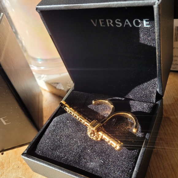 Versace Jewelry - Sold.Versace Medusa Greca Double Ring
